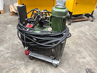 Hydrauliekunit met pomp en ventielblok - afbeelding 3 van  6
