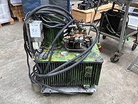 Hydrauliekunit met pomp en ventielblok - afbeelding 1 van  4