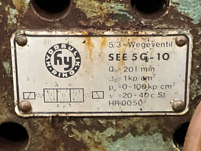 Hydraulik ring hydraulisch aggregaat - afbeelding 1 van  3