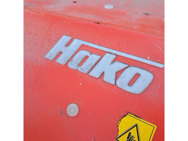 Hydraulisch aangedreven rolbezem, hako, fkm-cm 2000, rood - afbeelding 2 van  21