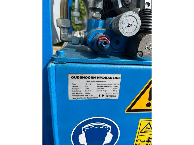 Hydraulisch aggregaat, oudshoorn hydraulics, 13-1412, 2013 - afbeelding 8 van  13