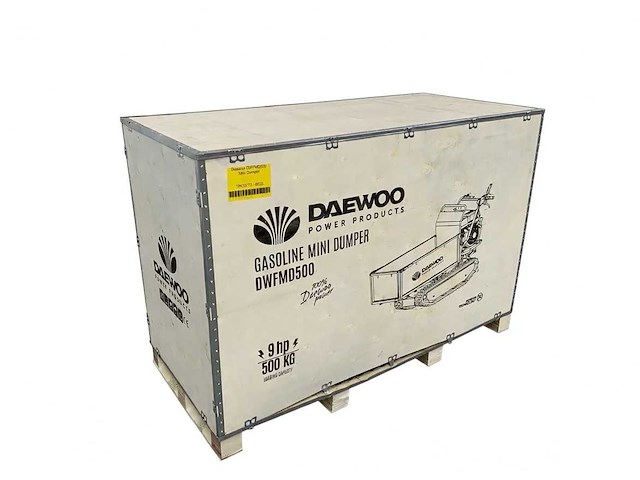 Hydraulische dumper benzine - daewoo dwfmd500 - afbeelding 2 van  8