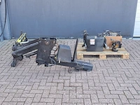Hydraulische frontlader met toebehoren, radio controller & reciever, o.a. imet