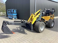 Hydraulische giek met graafbak