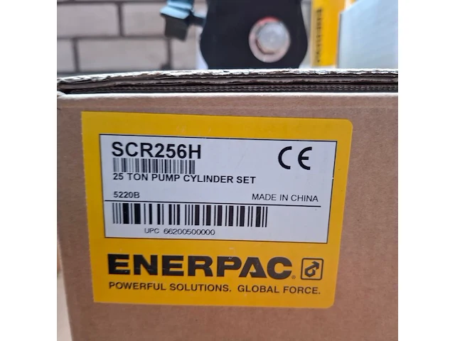 Hydraulische handpomp met cilinder enerpac , scr256h | 25 ton - afbeelding 7 van  8