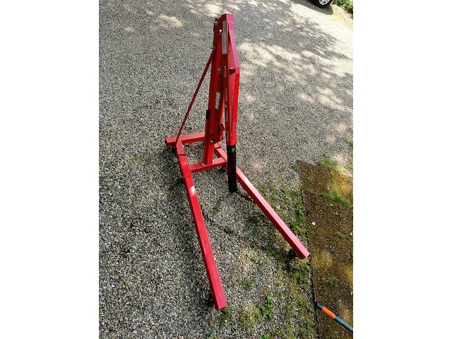 Hydraulische hef inrichting, rood - afbeelding 1 van  4