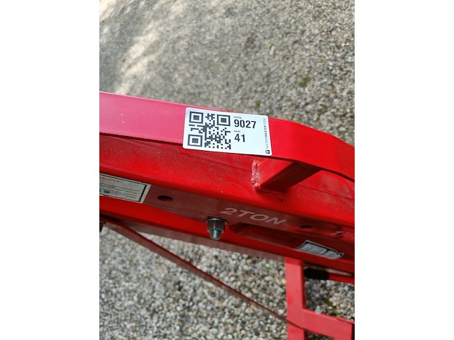 Hydraulische hef inrichting, rood - afbeelding 4 van  4