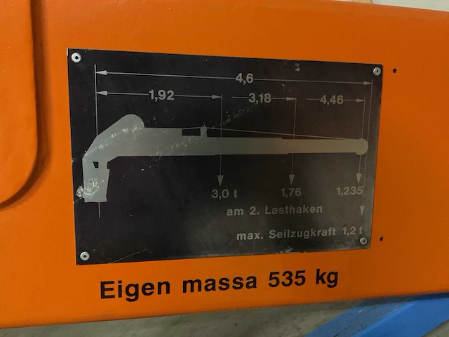 Hydraulische hijsjib - afbeelding 7 van  10
