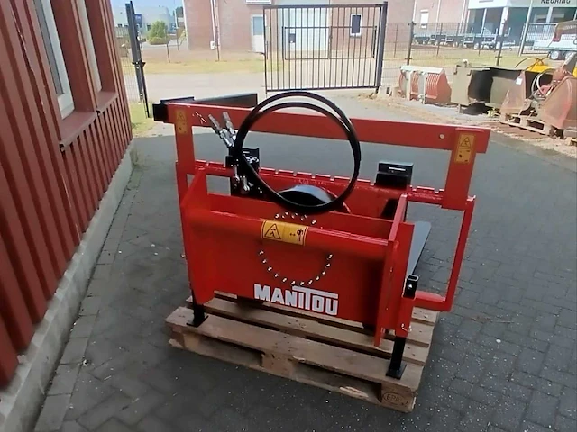 Hydraulische kistenkantelaar met palletvorken – manitou opname – 180° - afbeelding 9 van  13