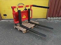 Hydraulische kistenkantelaar met palletvorken – manitou opname – 180° - afbeelding 13 van  13
