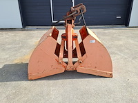 Hydraulische knijpbak, oranje - afbeelding 1 van  9