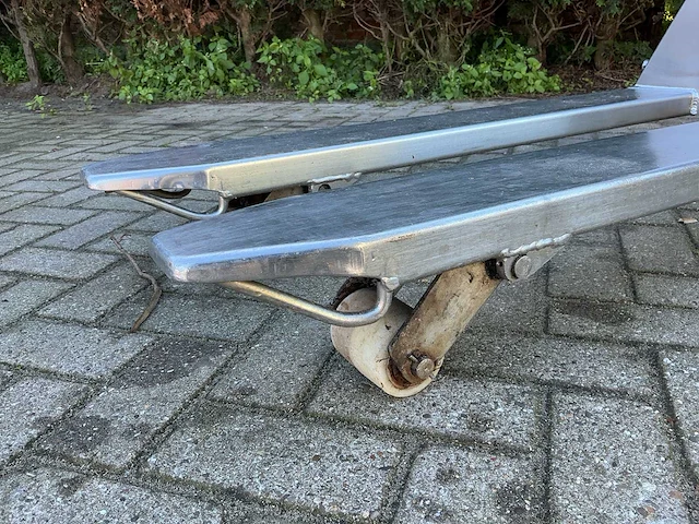 Hydraulische palletwagen - rvs - afbeelding 2 van  10