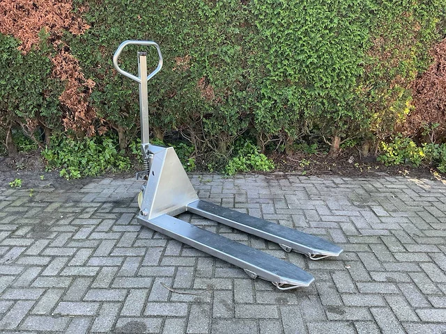 Hydraulische palletwagen - rvs - afbeelding 1 van  10