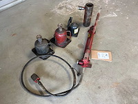 Hydraulische pers set en potkrik (5x) - afbeelding 1 van  2