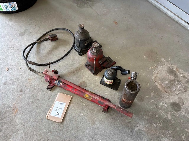 Hydraulische pers set en potkrik (5x) - afbeelding 2 van  2