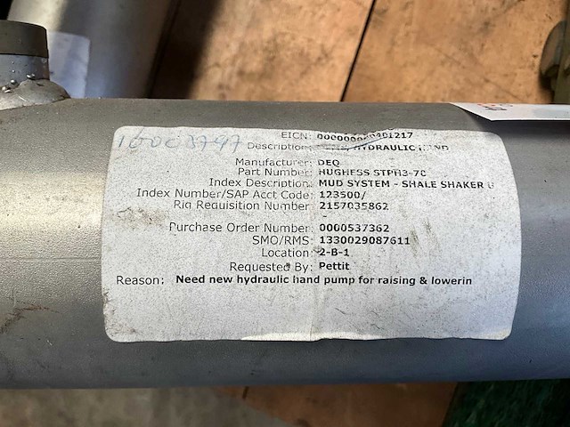 Hydraulische persen (2x) "hydraulic hand pump" - afbeelding 2 van  4