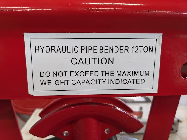 Hydraulische pijpenbuiger, 12 ton - afbeelding 5 van  5