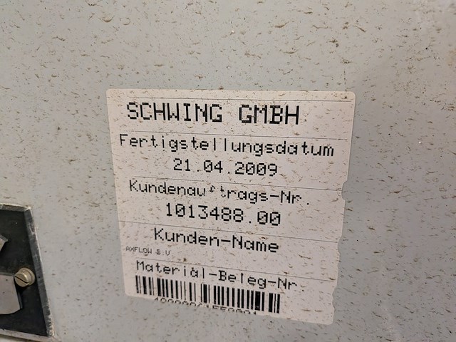Hydraulische pomp | slibpomp, schwing, 2009 - afbeelding 4 van  25