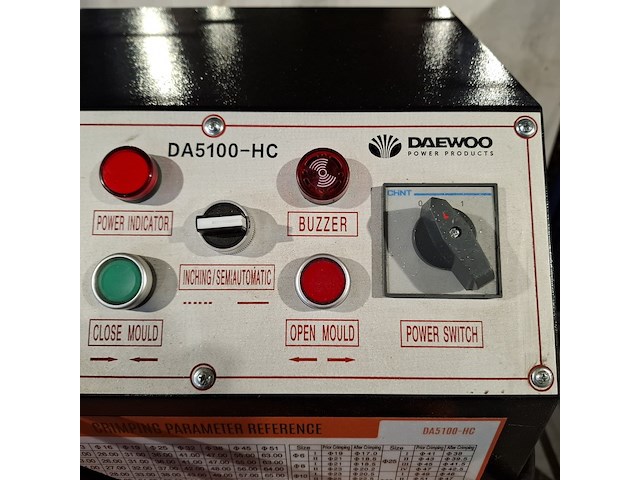 Hydraulische slangenpers, daewoo, da5100-hc, 2025 - afbeelding 9 van  14