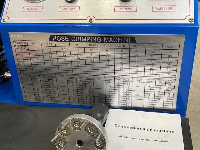 Hydraulische slangenpers - afbeelding 4 van  5