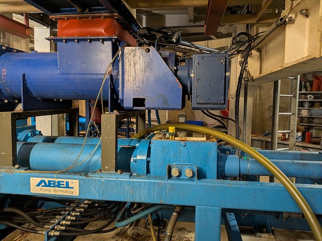 Hydraulische slibpomp incl vulschroef + aantal onderdelen, abel, shf 25-160, 2015 - afbeelding 6 van  31