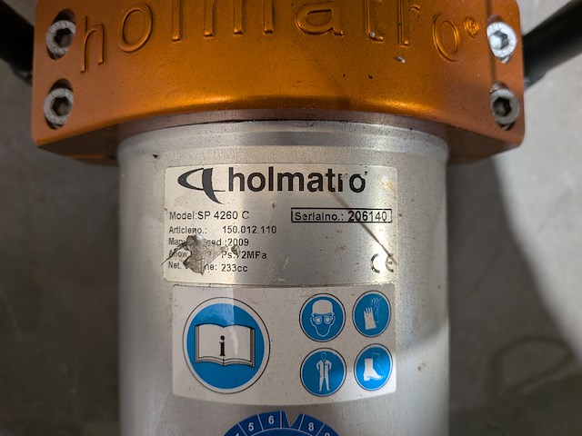 Hydraulische spreider, holmatro, sp 4260 c, 2009, (s/n: 206140) - afbeelding 5 van  5