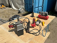 Hydraulische unit, elektrische staalkabeltakel, compressor en hydraulische potkrik - afbeelding 7 van  14