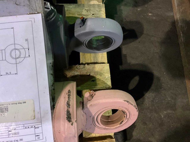 Hydraulische vering cilinder (5x) - afbeelding 3 van  6