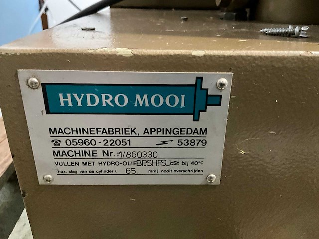 Hydro mooi hydraulische pers - afbeelding 9 van  9