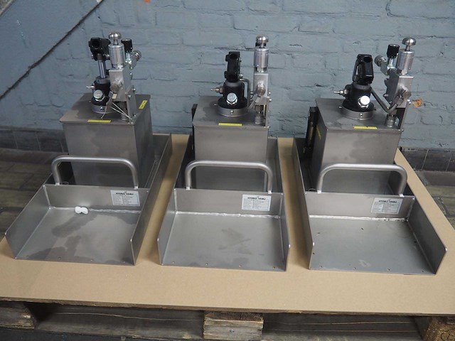 Hydro vasli - rvs hydraulische handpomp (3x) - afbeelding 2 van  3