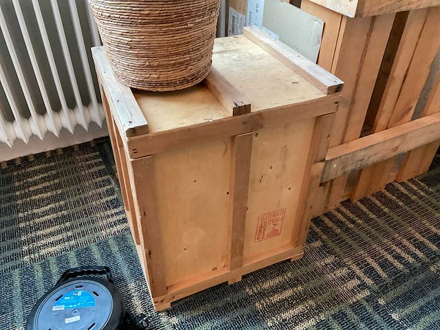 Hydrocultuur plant met pot op kist (2x) - afbeelding 3 van  5