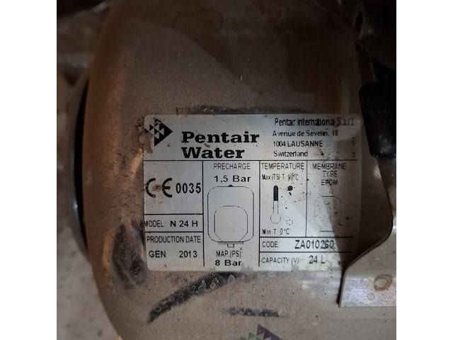 Hydrofoorpomp pentair water, n24h, bouwjaar 2013 - afbeelding 4 van  7