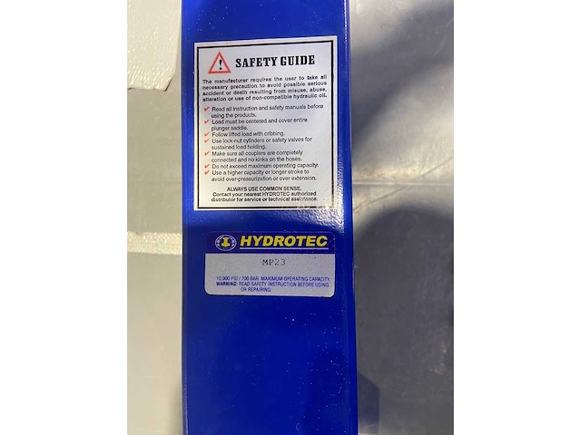 Hydromatec mp23 hydraulische handpomp - afbeelding 3 van  4