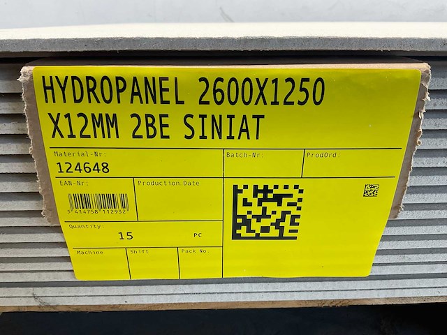 Hydropanel - vezelcementplaat - 260x125x1,2 cm (10x) - afbeelding 8 van  8