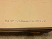 Hydropanel - vezelcementplaat met facetrand - 260x60x1,2 cm (50x) - afbeelding 1 van  6