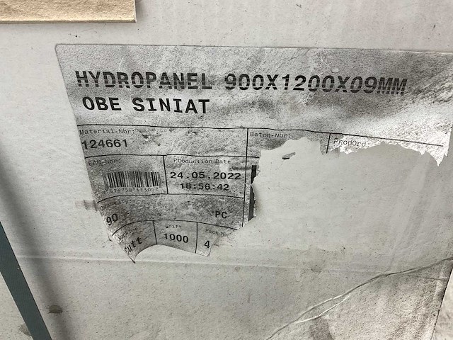 Hydropanel vezelcementplaat - 90x120x0.9 cm (90x) - afbeelding 5 van  6