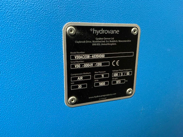 Hydrovane hv3 rs luchtcompressor - afbeelding 4 van  7