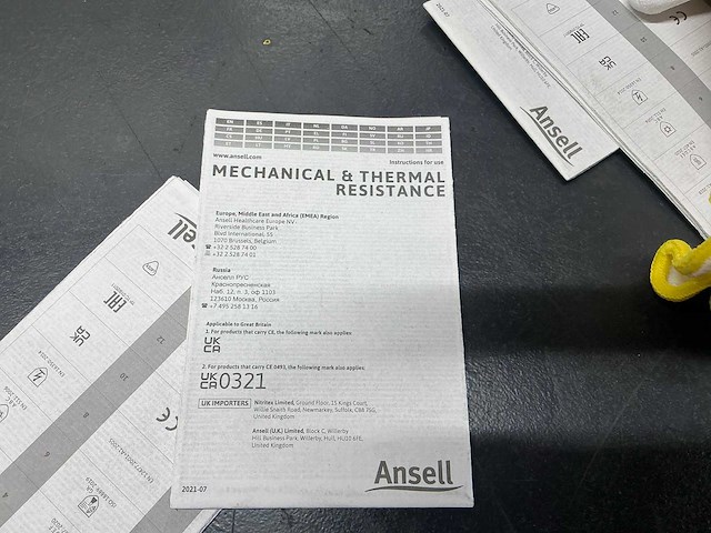 Hyflex mechanical werkhandschoen (120x) - afbeelding 4 van  8