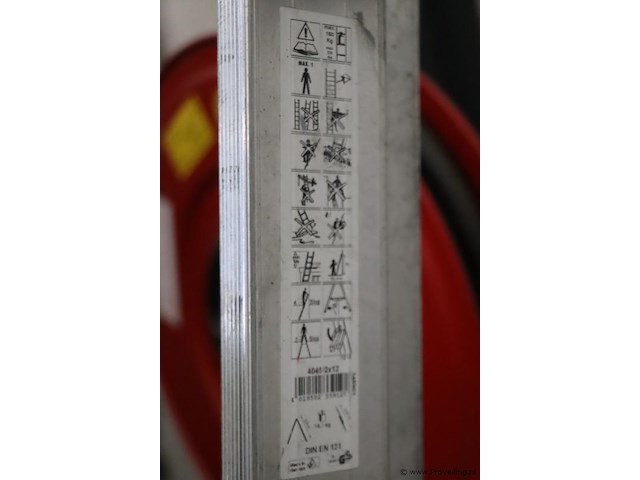 Hymer multifunctionele ladder 4045/2x12 sporten - afbeelding 6 van  10