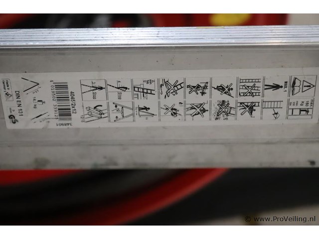 Hymer opsteekladder 4045/2x12 sporten - afbeelding 7 van  9