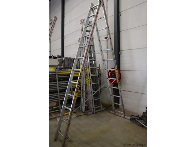 Hymer opsteekladder 4045/2x12 sporten - afbeelding 8 van  9