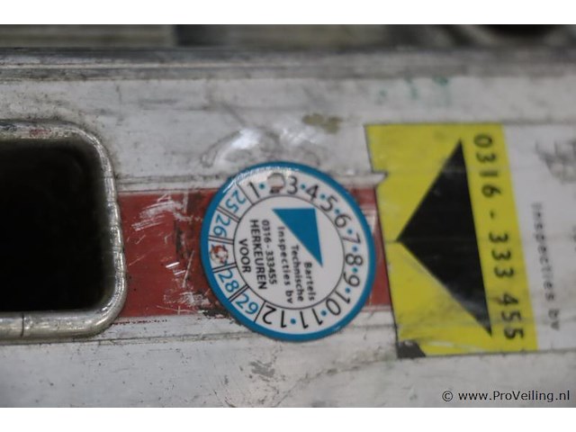 Hymer reform opsteekladder 4045/2x12 sporten - afbeelding 7 van  10