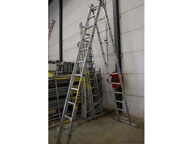Hymer reform opsteekladder 4045/2x12 sporten - afbeelding 9 van  10