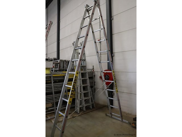 Hymer sc40 reform multifunctionele/opsteekladder 4045 4045/2x12 sporten - afbeelding 11 van  11