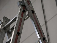 Hymer sc40 reform multifunctionele/opsteekladder 4045 4045/2x12 sporten - afbeelding 2 van  11