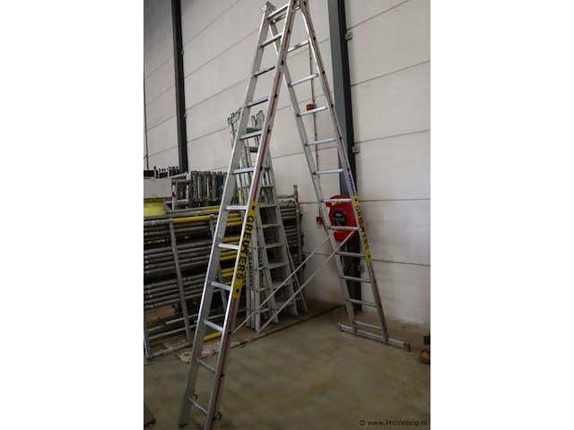 Hymer sc40 reform multifunctionele/opsteekladder 4045 4045/2x12 sporten - afbeelding 11 van  11