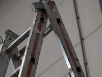 Hymer sc40 reform multifunctionele/opsteekladder 4045 4045/2x12 sporten - afbeelding 2 van  11