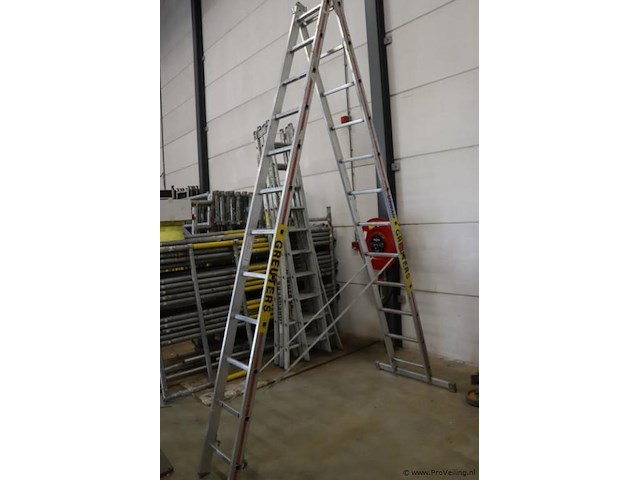 Hymer sc40 reform multifunctionele/opsteekladder 4045 4045/2x12 sporten - afbeelding 11 van  11