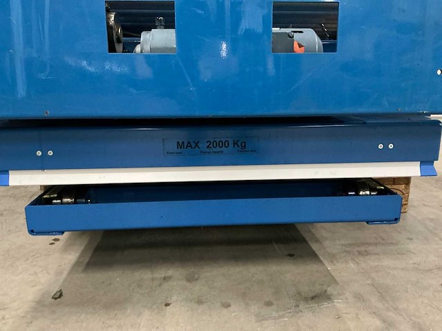 Hymo hydraulische heftafel+rollenbaan - afbeelding 9 van  10