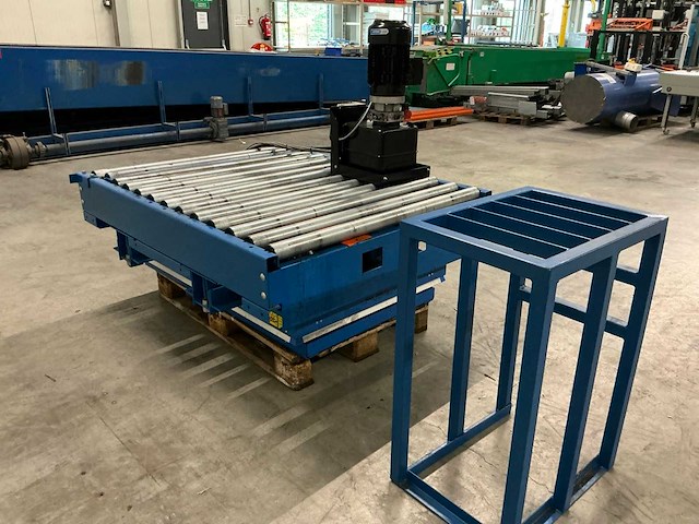 Hymo hydraulische heftafel+rollenbaan - afbeelding 3 van  9